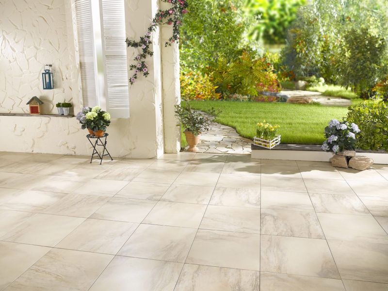 Fliesenbeispiel für Innen- & Außenbereich